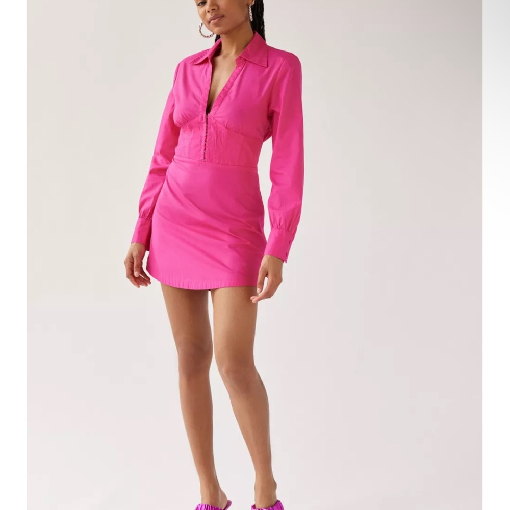 Elegant Pink Women's Dress